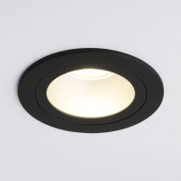 Встраиваемый светильник Elektrostandard 122 MR16 серебро/черный a053354