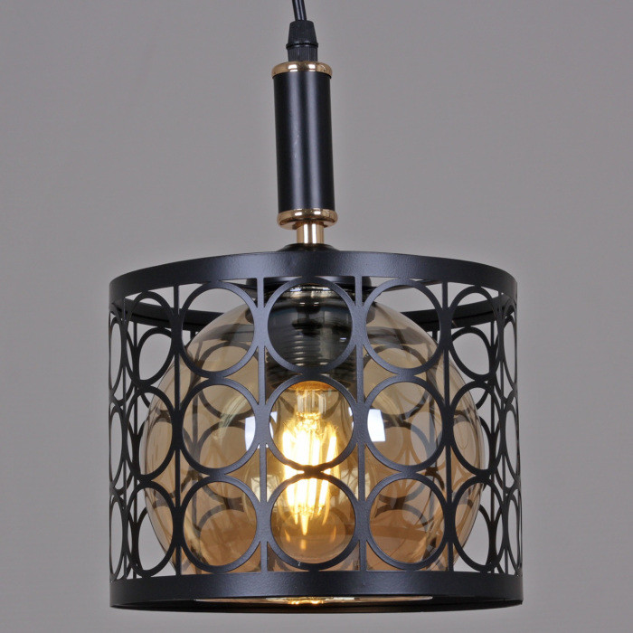 Подвесной светильник  04001-0.9-01 BK Reluce