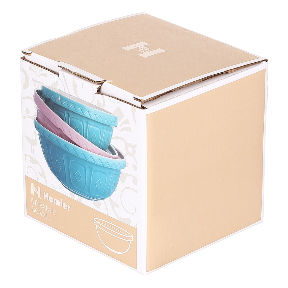 Набор чаш Cane, 12 см, 4 шт, коричневый, зелёный