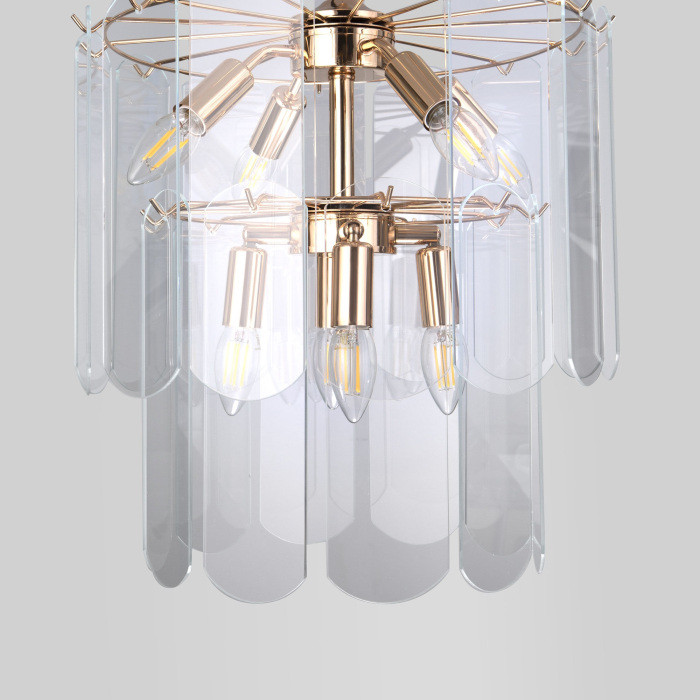 Подвесная люстра Claire 60170/8 золото Smart Eurosvet