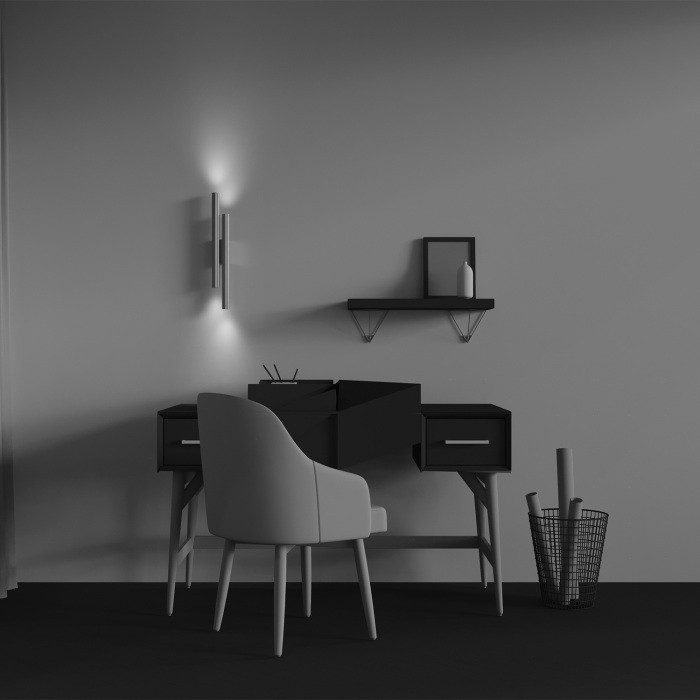 Настенный светильник Calipso C082WL-24W2.7K-BS Maytoni