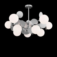 Потолочная люстра Freya Satellite FR5165PL-10S Потолочная люстра Freya Satellite FR5165PL-10S