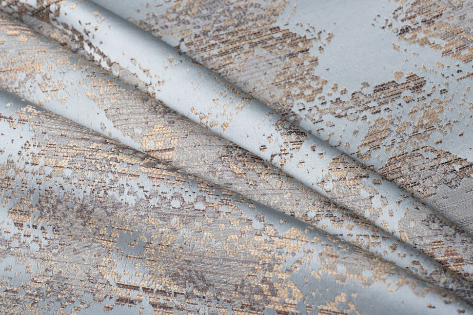 Ткань портьерная BROMLEY голубая