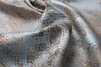 Ткань портьерная BROMLEY голубая