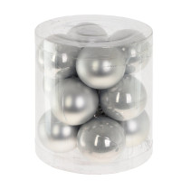 Набор из 12шт Украшение новогоднее "Шар", D 4 см, L9,5 W9,5 H10,5 см