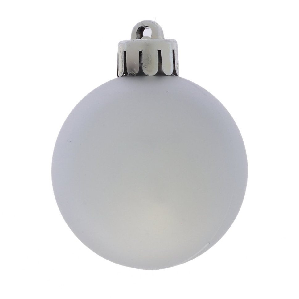 Набор из 12шт Украшение новогоднее "Шар", D 4 см, L9,5 W9,5 H10,5 см