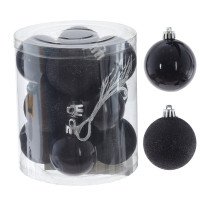 Набор из 12шт Украшение новогоднее "Шар", D 4 см, L9,5 W9,5 H10,5 см