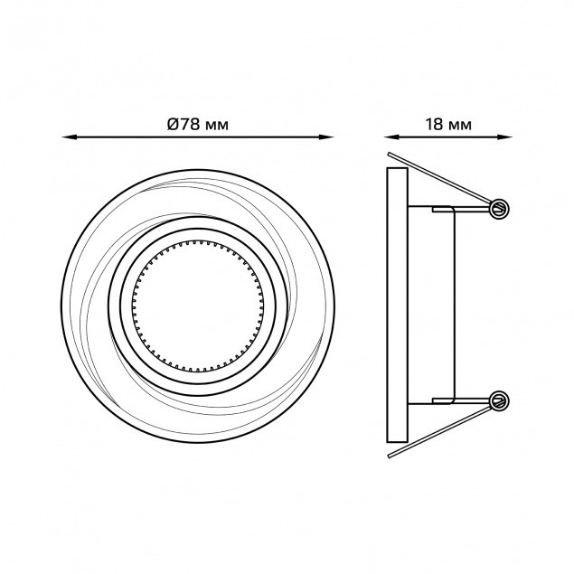 Точечный светильник Aluminium AL015 Gauss