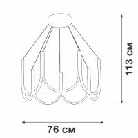 Подвесной светильник V4682-1/7S Vitaluce