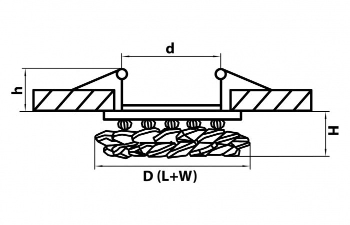 Точечный светильник ONORA 030302 Lightstar