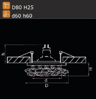 Точечный светильник ONORA 030302 Lightstar