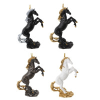 Фигурка декоративная подвесная "Лошадь", L9 W4 H12,5 см, 4в.