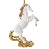 Фигурка декоративная подвесная "Лошадь", L9 W4 H12,5 см, 4в.
