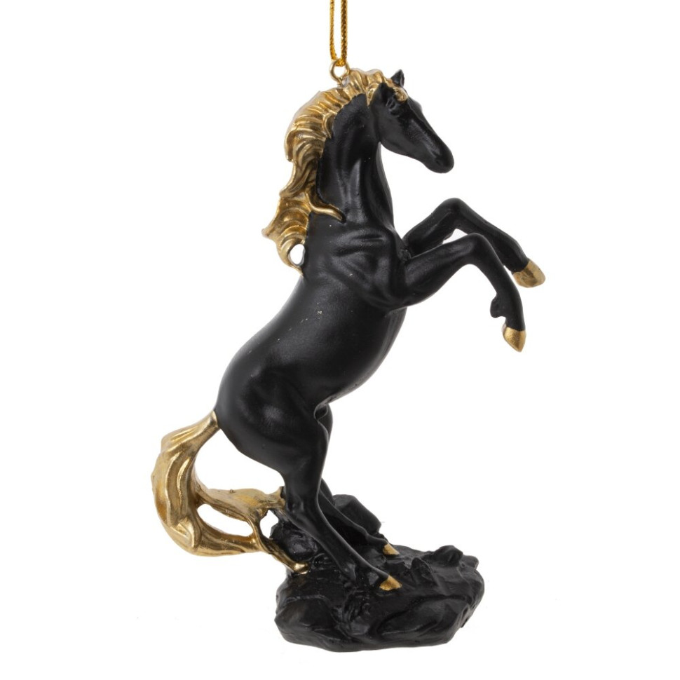 Фигурка декоративная подвесная "Лошадь", L9 W4 H12,5 см, 4в.