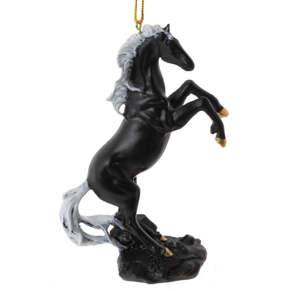 Фигурка декоративная подвесная "Лошадь", L9 W4 H12,5 см, 4в.