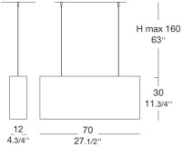 Подвесной светильник VANITY 0000181 Leucos
