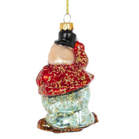 Украшение новогоднее "Клоун", L7 W5 H12,5 см