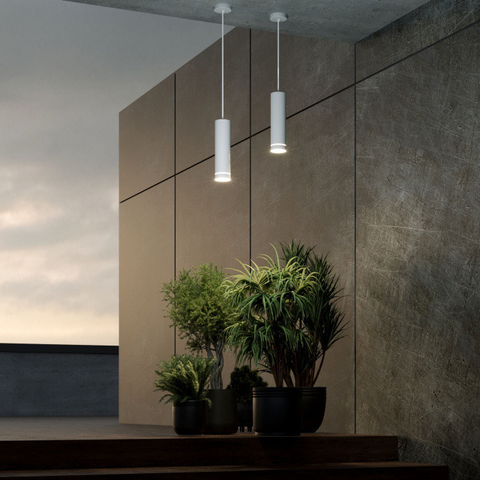 Уличный светильник подвесной DLR023 35084/H белый Elektrostandard