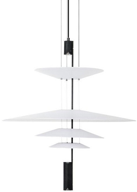 Подвесной светильник 9221P 9221P/4 black/white DeLight Collection