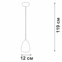 Подвесной светильник V2966-1/1S Vitaluce