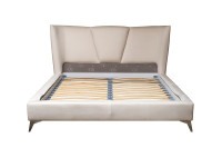 Кровать Siena велюровая кремовая Кровать Siena велюровая кремовая