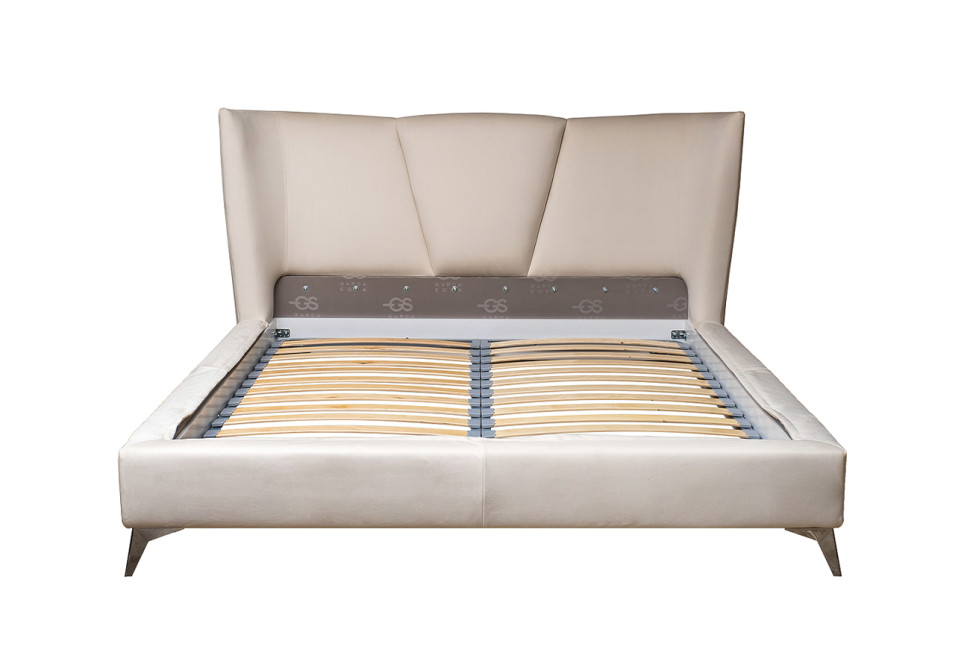 Кровать Siena велюровая кремовая