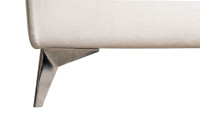 Кровать Siena велюровая кремовая Кровать Siena велюровая кремовая