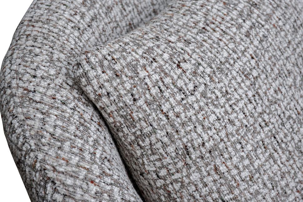 Кресло Verona вращающееся серый шеннил/бронза