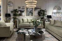 Диван Sorrento 220 трехместный велюровый оливковый Диван Sorrento 220 трехместный велюровый оливковый