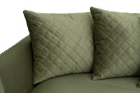 Диван Sorrento 220 трехместный велюровый оливковый Диван Sorrento 220 трехместный велюровый оливковый