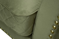 Диван Sorrento 220 трехместный велюровый оливковый Диван Sorrento 220 трехместный велюровый оливковый