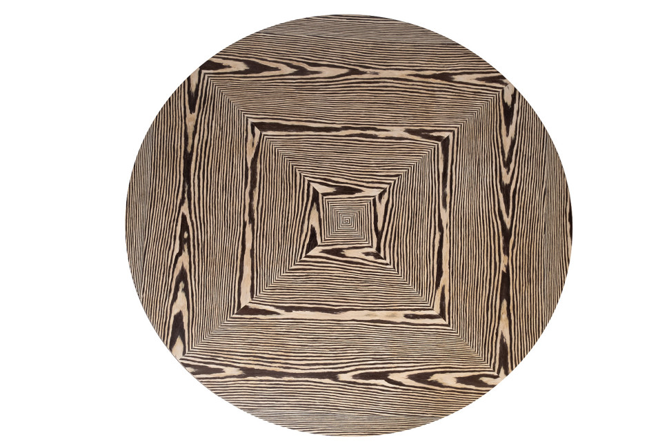 Стол журнальный Zebrano круглый