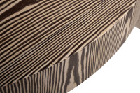 Стол журнальный Zebrano круглый