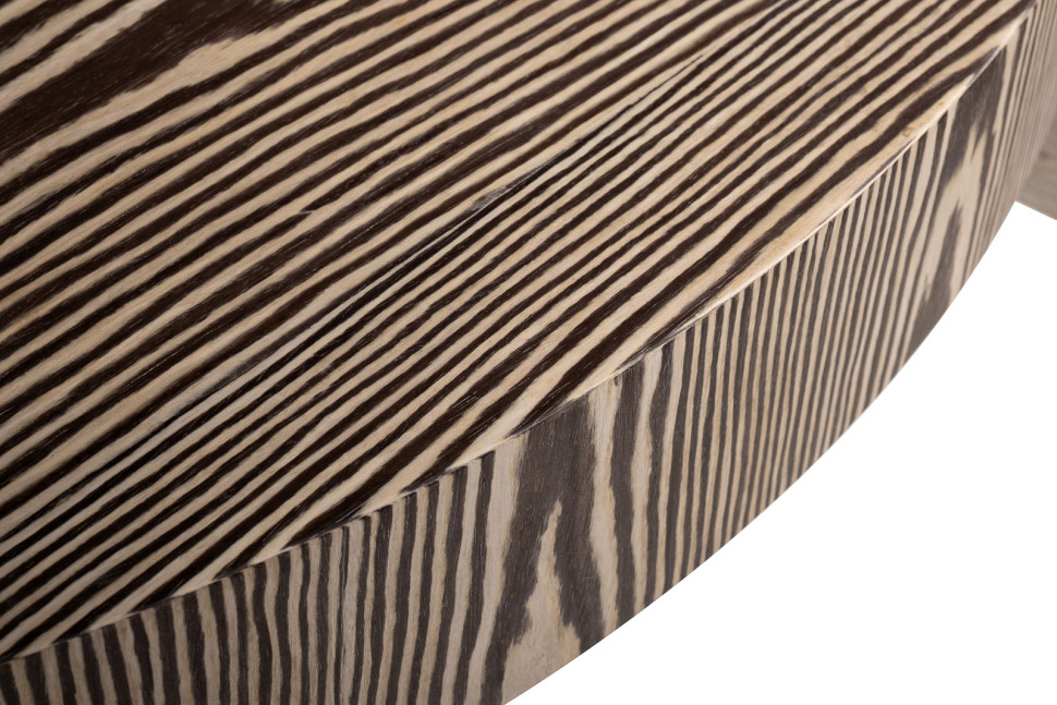 Стол журнальный Zebrano круглый