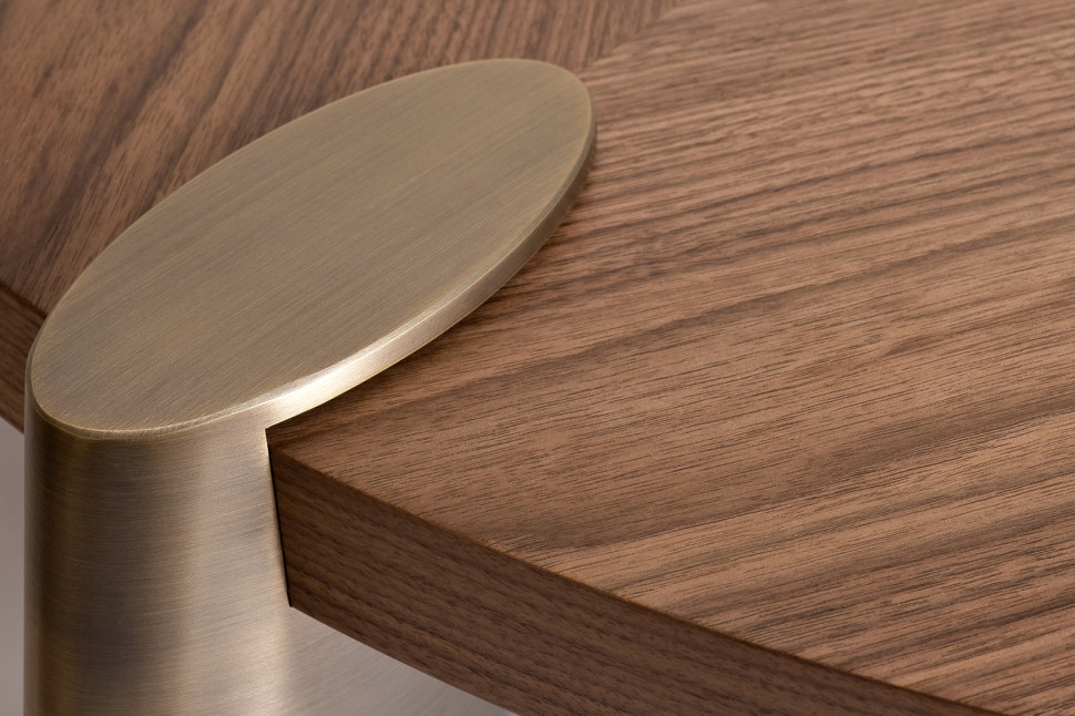 Стол журнальный Kong светлый орех