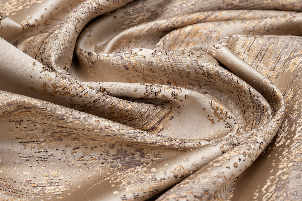 Ткань портьерная BROMLEY бежевая