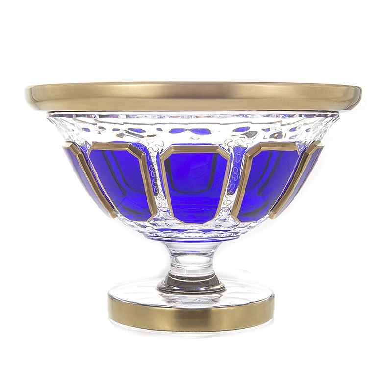 Ваза для конфет н/н 23см."Антик Синий"