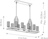 Потолочная люстра Kimrose QN-KIMROSE10-BNB Kichler