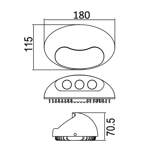 Настенный светильник уличный  W1860 S Oasis Light