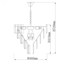 Подвесная люстра De Markt City Бриз 111014308 Подвесная люстра De Markt City Бриз 111014308