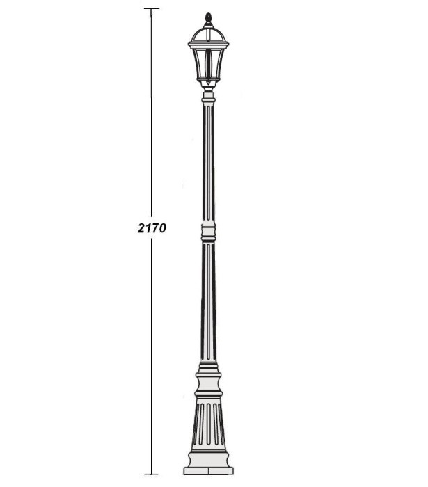 Наземный фонарь  95209S Gb Oasis Light