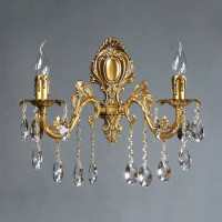 Бра Granada 2118/2 AB Leaf crystal Ambiente