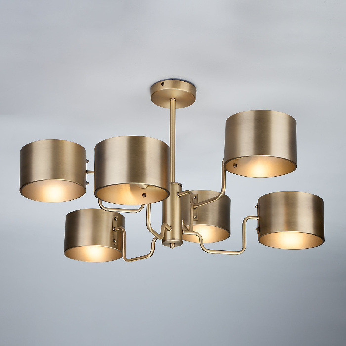 Потолочная люстра Pallada 293/6 античная бронза Bogate's