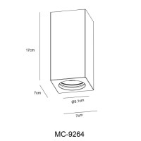 Точечный светильник Tubo A9263PL-1WH Arte Lamp