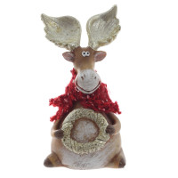 Фигурка декоративная "Олень", L6,5 W5,5 H19,5 см, 2в.
