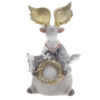 Фигурка декоративная "Олень", L6,5 W5,5 H19,5 см, 2в.