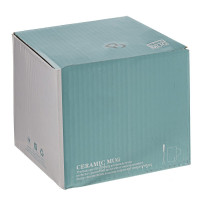 Кружка с крышкой и ложкой, 450 мл, L8 W8 H9 см