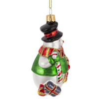 Украшение новогоднее "Снеговик", L6 W5 H10 см