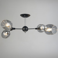 Потолочная люстра  04210-0.3-04 BK+CR Reluce