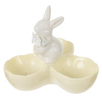 Подставка для 3-х яиц "Заяц", L10,5 W10,5 H9,5 см